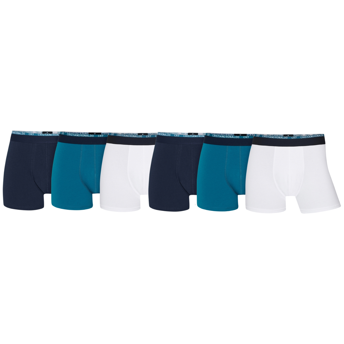 CR7 Trunks 6 Pack Men Multicolour – official CR7 underwear Europe mycr7.eu