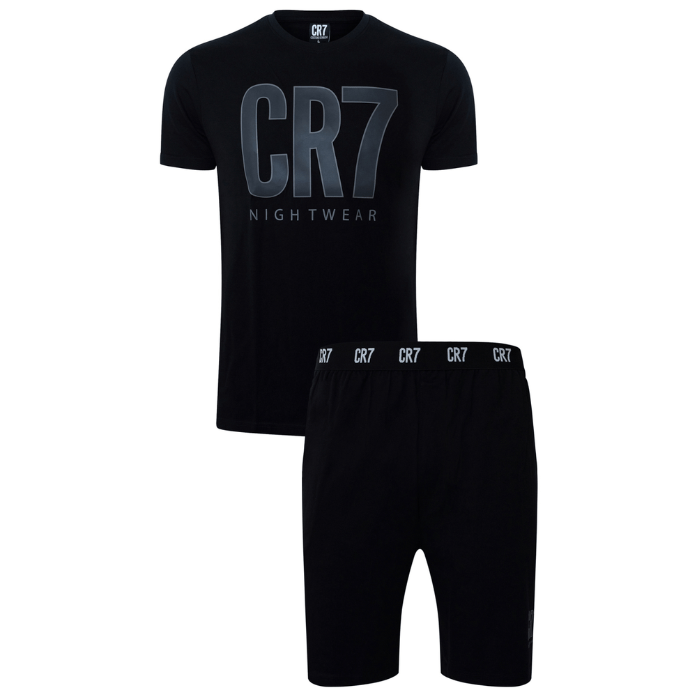 CR7 Pyjama Short Men Black – official CR7 underwear Europe mycr7.eu