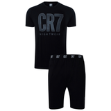 CR7 Pyjama kurz - Herren (schwarz)