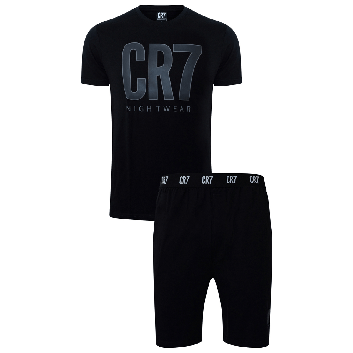CR7 Pyjama Short Men Black – official CR7 underwear Europe mycr7.eu