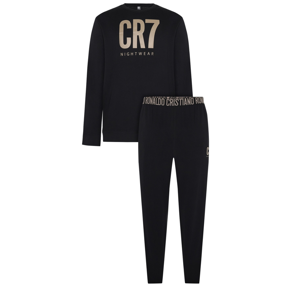 CR7 Pyjama Men Black Gold – official CR7 underwear Europe mycr7.eu