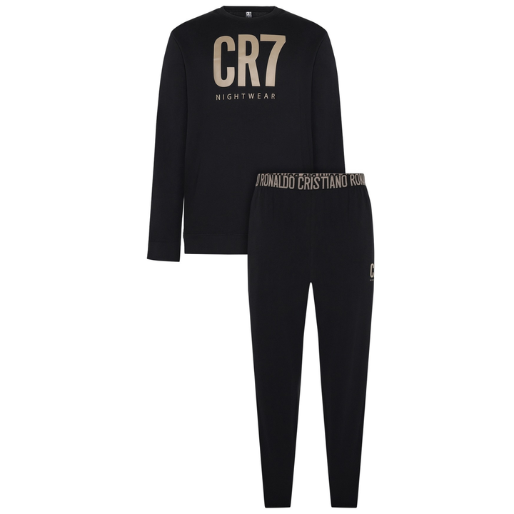 CR7 Pyjama Men Black Gold – official CR7 underwear Europe mycr7.eu