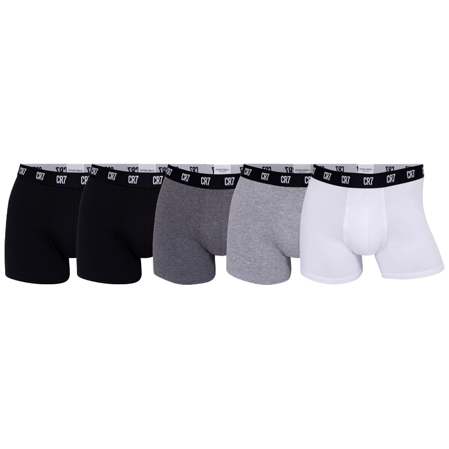 CR7 Trunks 5 Pack Men Multicolour – official CR7 underwear Europe mycr7.eu
