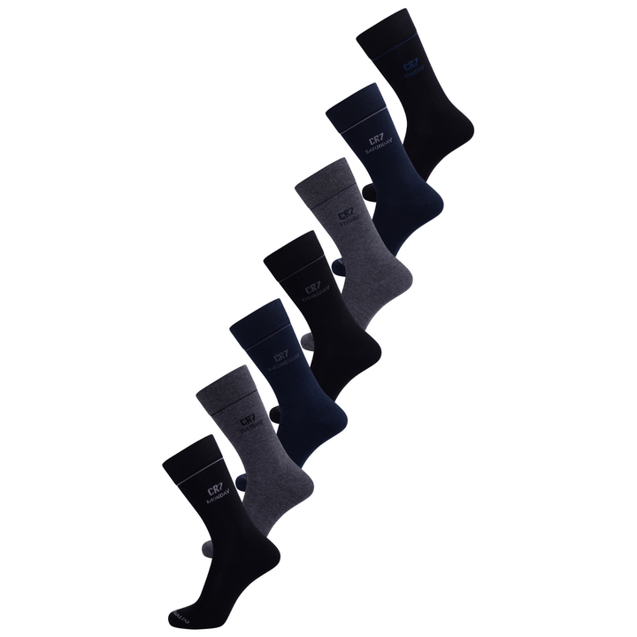CR7 Socks 7 Pack Socks Men Gift Box Multicolour – official CR7 underwear Europe mycr7.eu