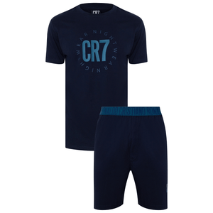 CR7 Pyjama Short Men Blue – official CR7 underwear Europe mycr7.eu