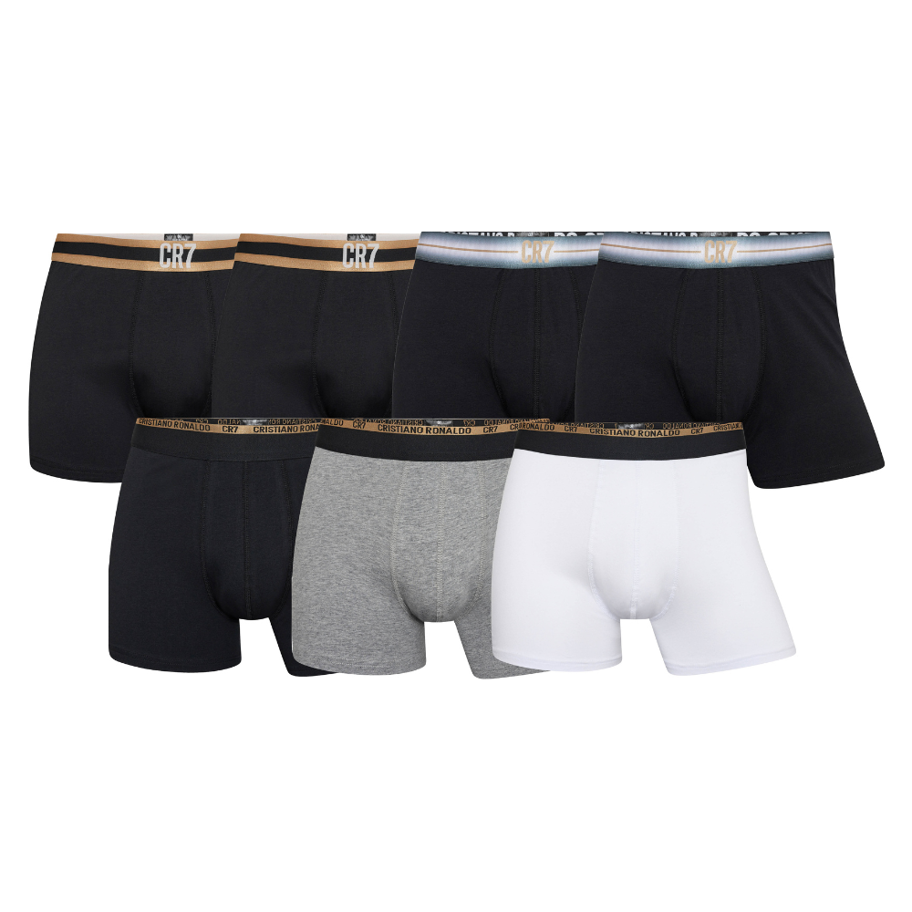 CR7 Trunks 7 Pack Men Multicolour Gift Box – official CR7 underwear Europe mycr7.eu