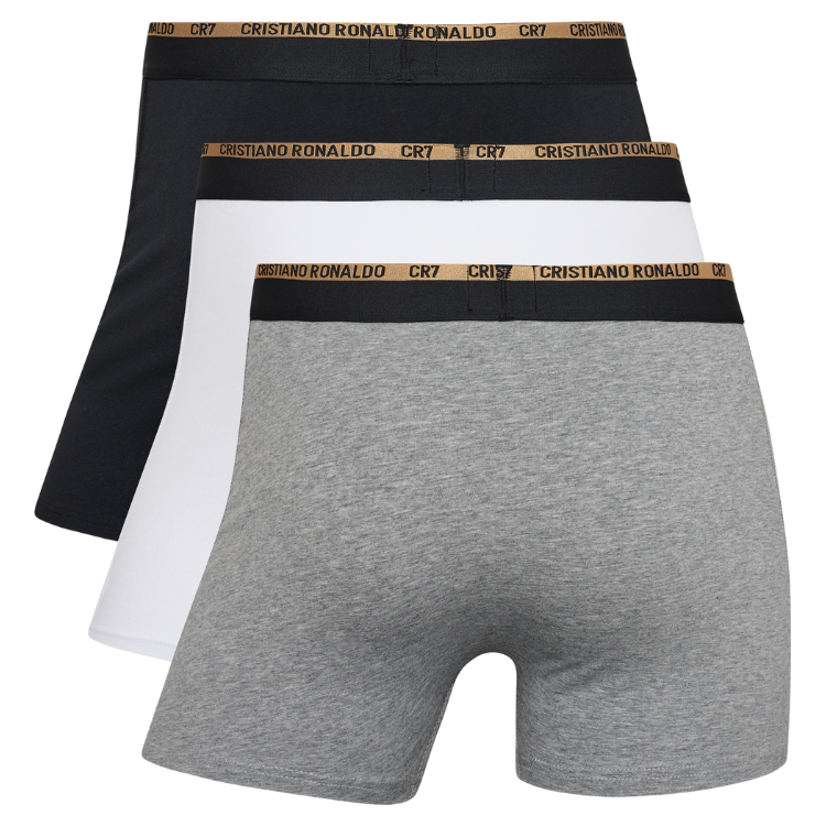 CR7 Trunks 3 Pack Men Multicolour – official CR7 underwear Europe mycr7.eu