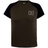 CR7 Pyjama Short Boys Dark Green Khaki – official CR7 underwear Europe mycr7.eu