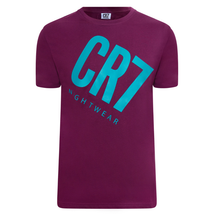 CR7 Pyjama Short Men Purple Dark Blue – official CR7 underwear Europe mycr7.eu