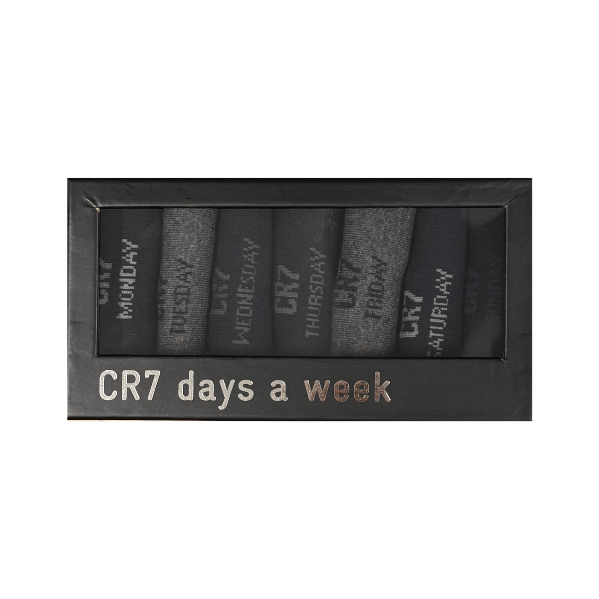 CR7 Socks 7 Pack Socks Men Gift Box Multicolour – official CR7 underwear Europe mycr7.eu