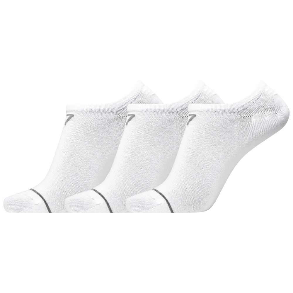 CR7 Socks 3 Pack Footies Men White – official CR7 underwear Europe mycr7.eu