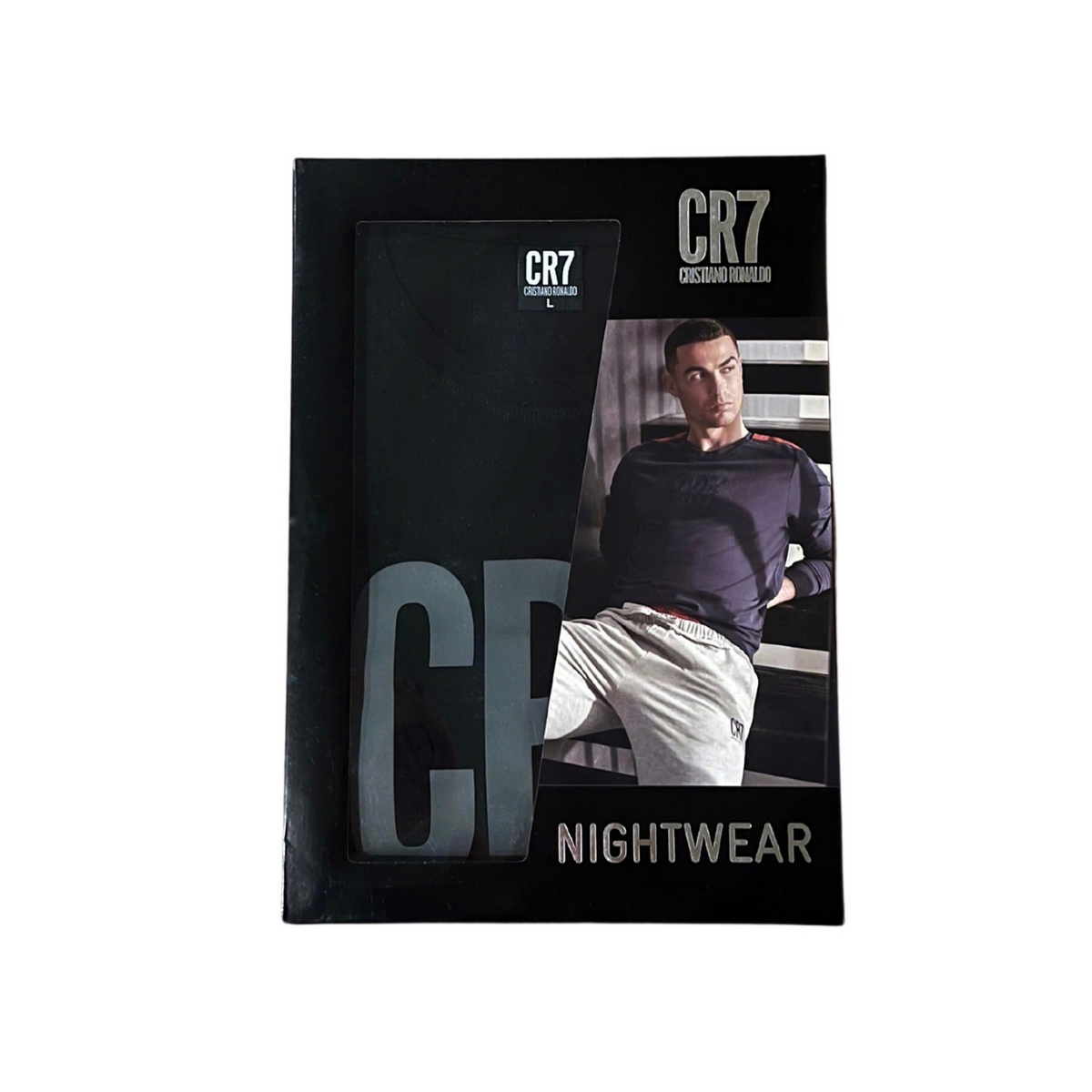 CR7 Pyjama Men Black Uni – official CR7 underwear Europe mycr7.eu