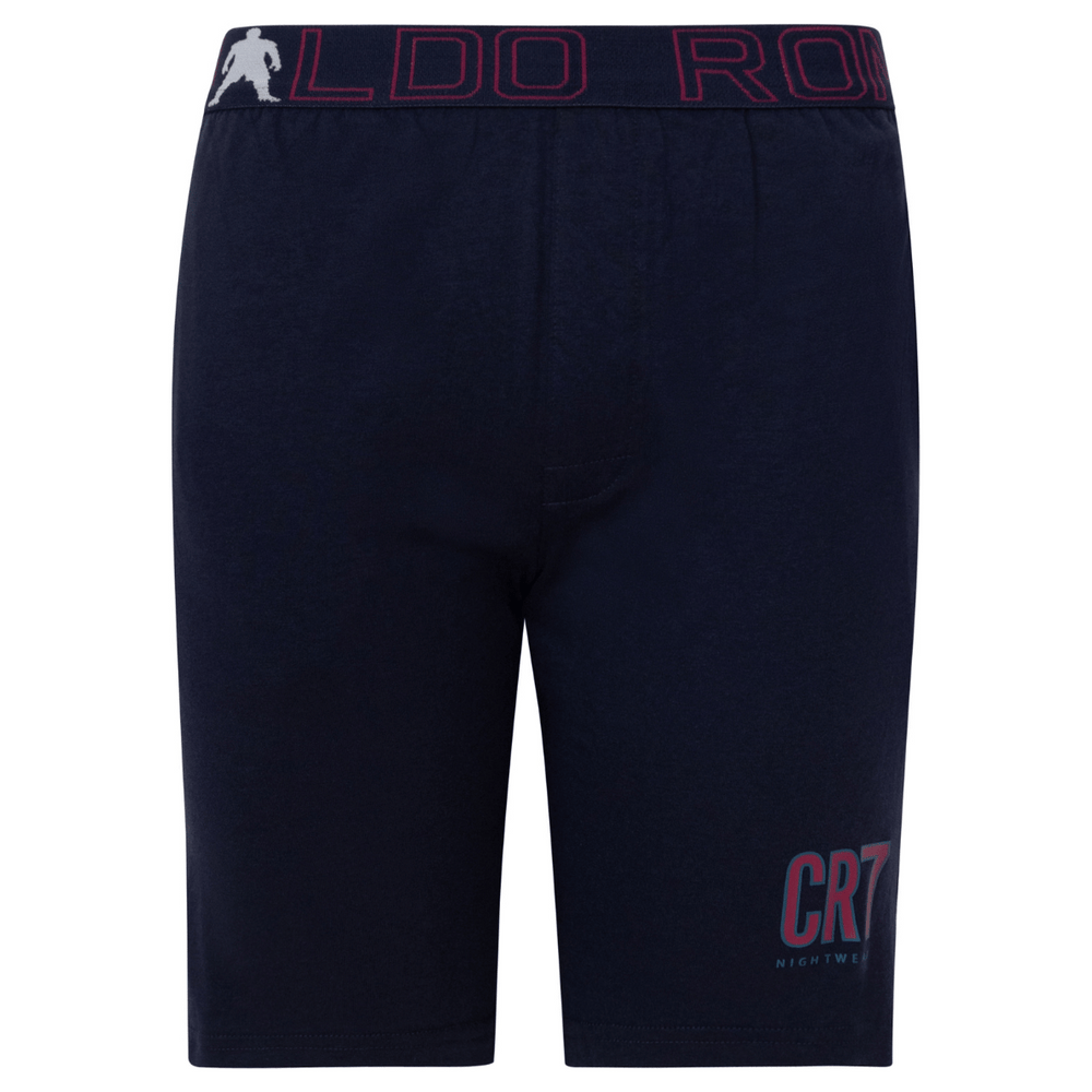 CR7 Pyjama Short Boys Grey Blue – official CR7 underwear Europe mycr7.eu