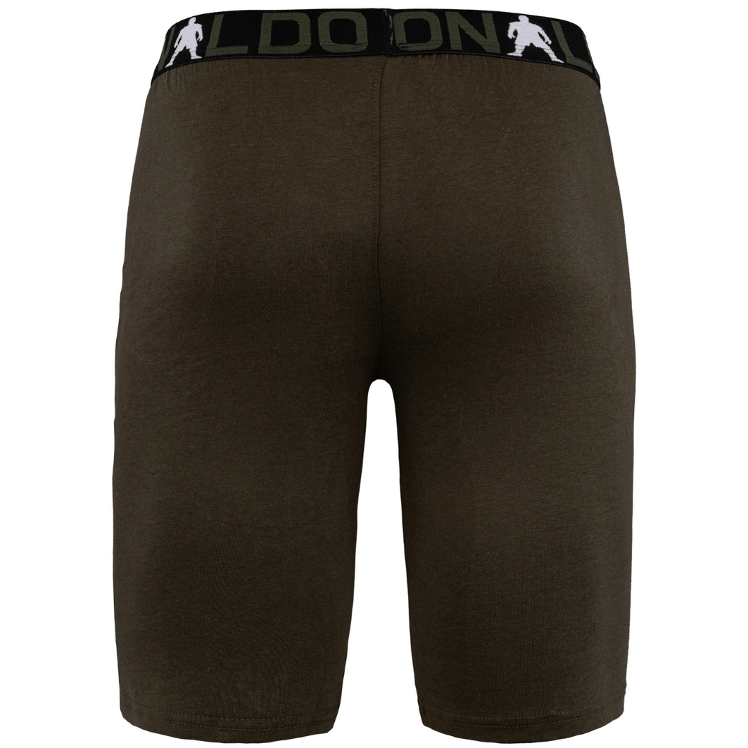 CR7 Pyjama Short Boys Dark Green Khaki – official CR7 underwear Europe mycr7.eu