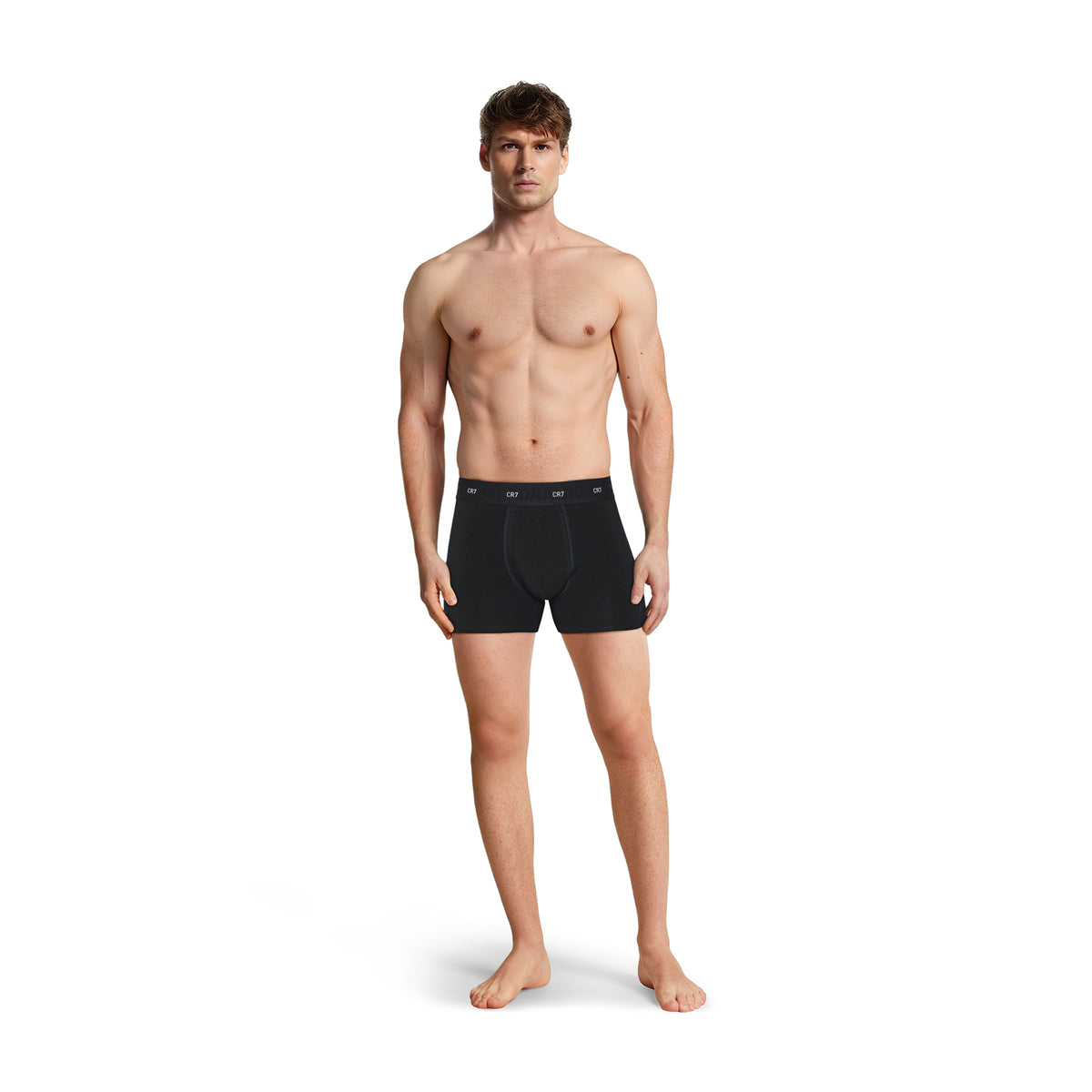 CR7 Trunks 3 Pack Soft Bamboo Men Black Grey – official CR7 underwear Europe mycr7.eu