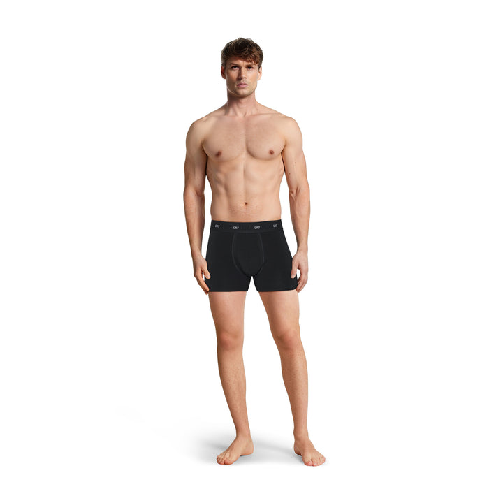 CR7 Trunks 3 Pack Soft Bamboo Men Black Grey – official CR7 underwear Europe mycr7.eu