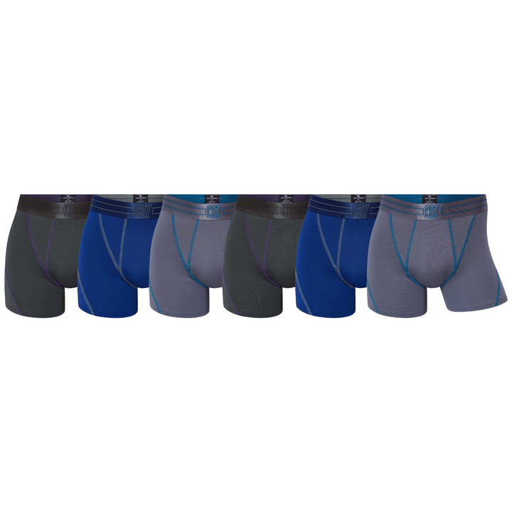 CR7 Trunks 6 Pack Men Microfiber Multicolour – official CR7 underwear Europe mycr7.eu