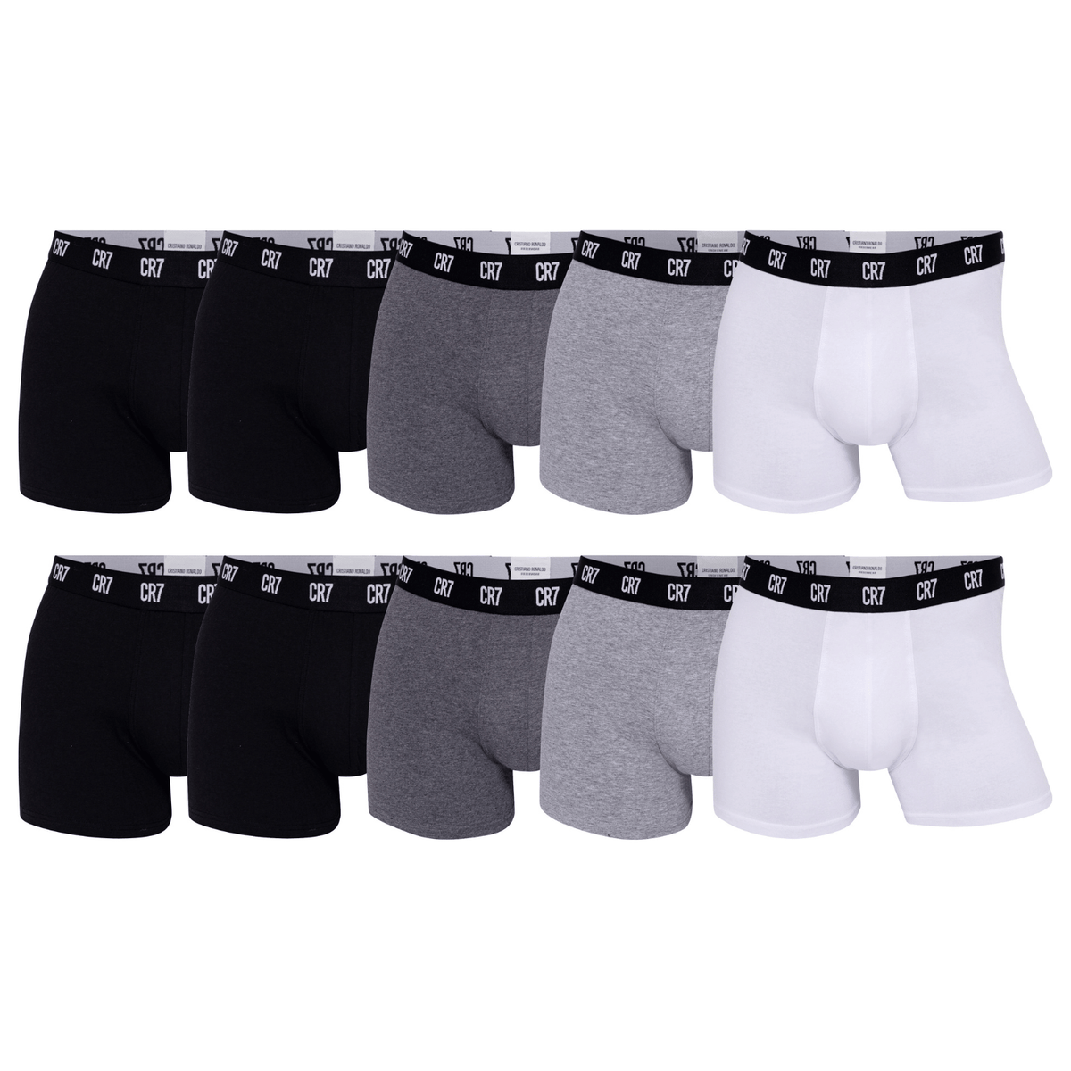 CR7 Trunks 10 Pack Men Multicolour – official CR7 underwear Europe mycr7.eu