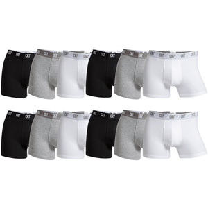 CR7 Trunks 12 Pack Men Black White Grey Mix – official CR7 underwear Europe mycr7.eu