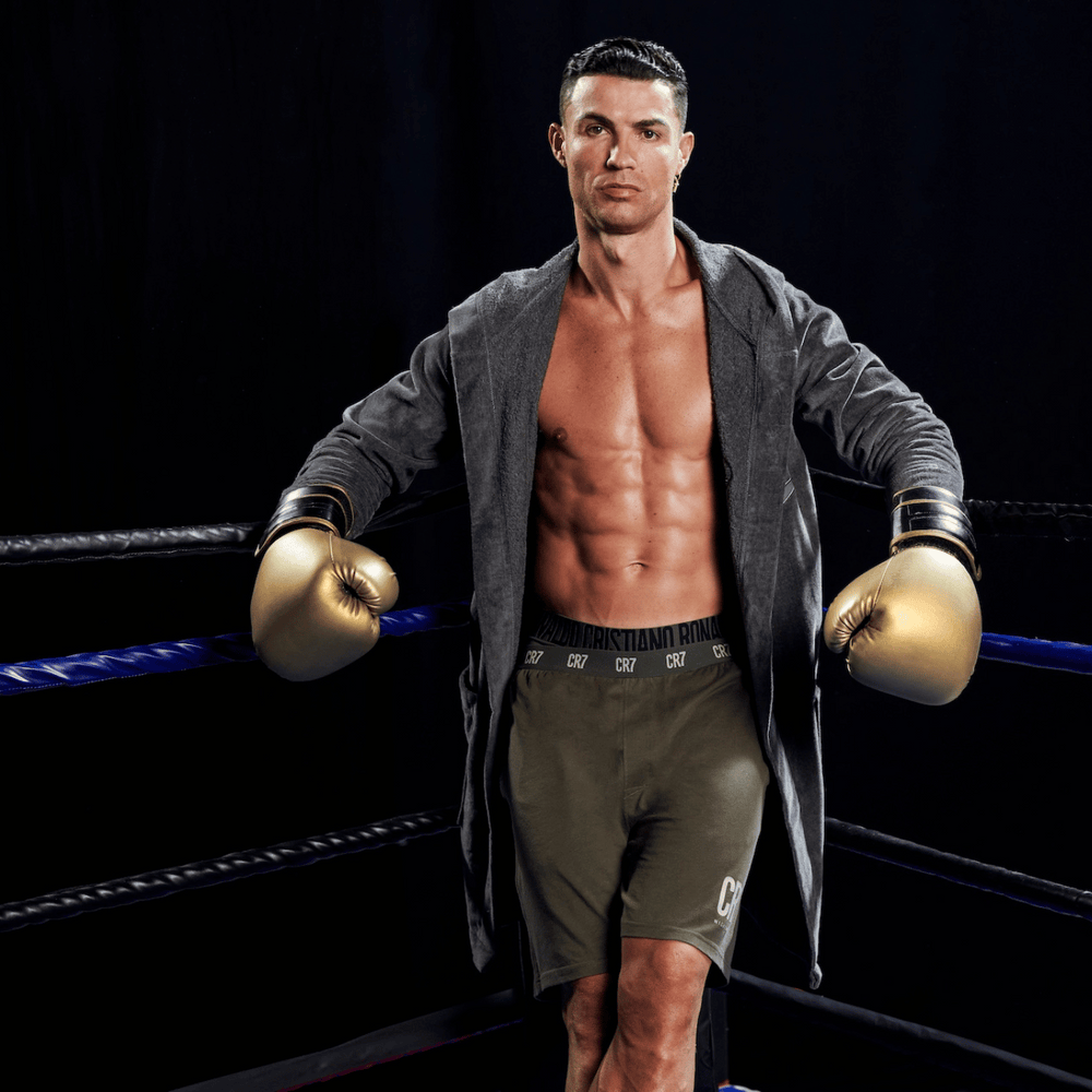 CR7 Bathrobe Men Grey – official CR7 underwear Europe mycr7.eu