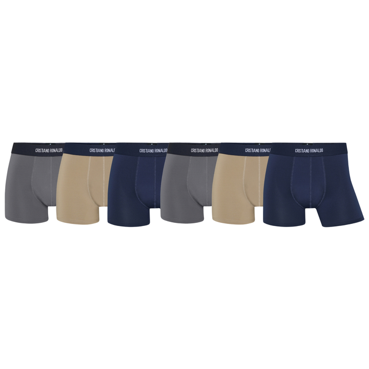 CR7 Trunks 6 Pack Men Microfiber Multicolour – official CR7 underwear Europe mycr7.eu