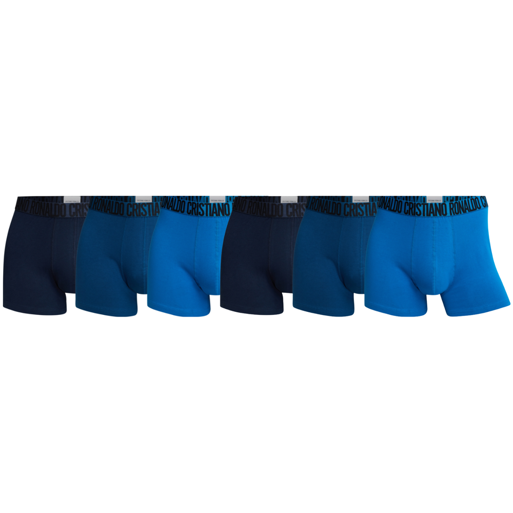 CR7 Trunks 6 Pack Men Blue Mix Uni – official CR7 underwear Europe mycr7.eu