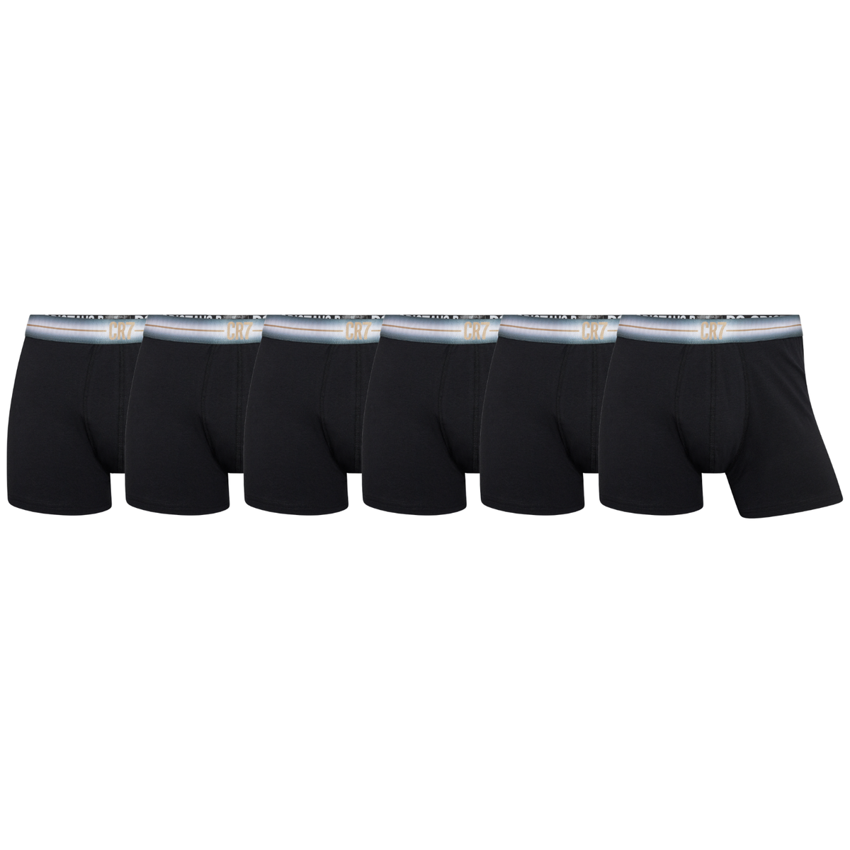 CR7 Trunks 6 Pack Men Black – official CR7 underwear Europe mycr7.eu
