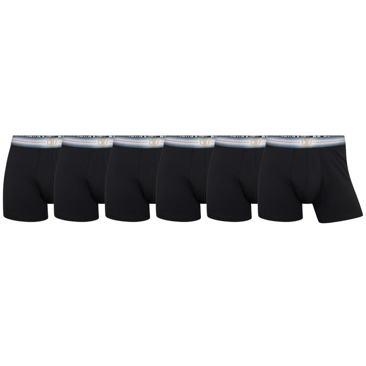 CR7 Trunks 6 Pack Men Black – official CR7 underwear Europe mycr7.eu