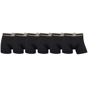 CR7 Trunks 6 Pack Men Black Gold – official CR7 underwear Europe mycr7.eu