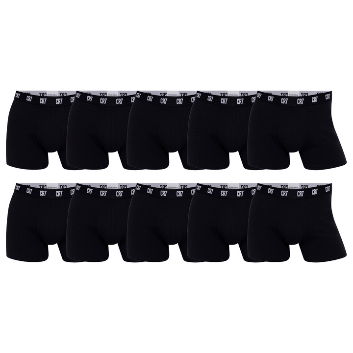 CR7 Trunks 10 Pack Men Black – official CR7 underwear Europe mycr7.eu