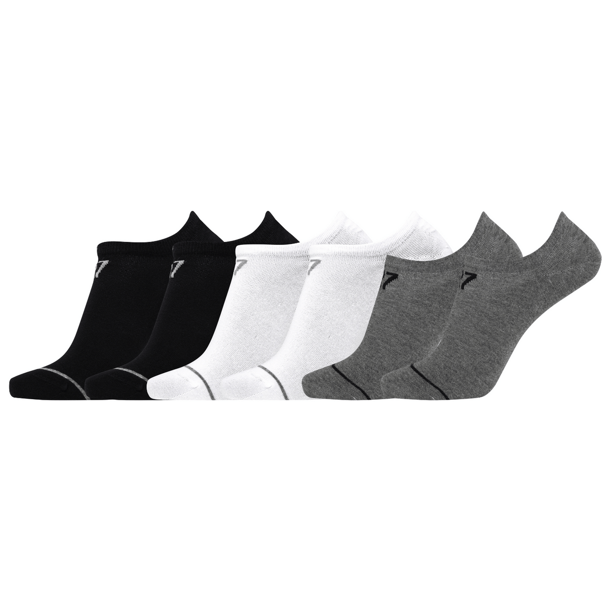 CR7 Socks 6 Pack Footies Bamboo Men Multicolour – official CR7 underwear Europe mycr7.eu