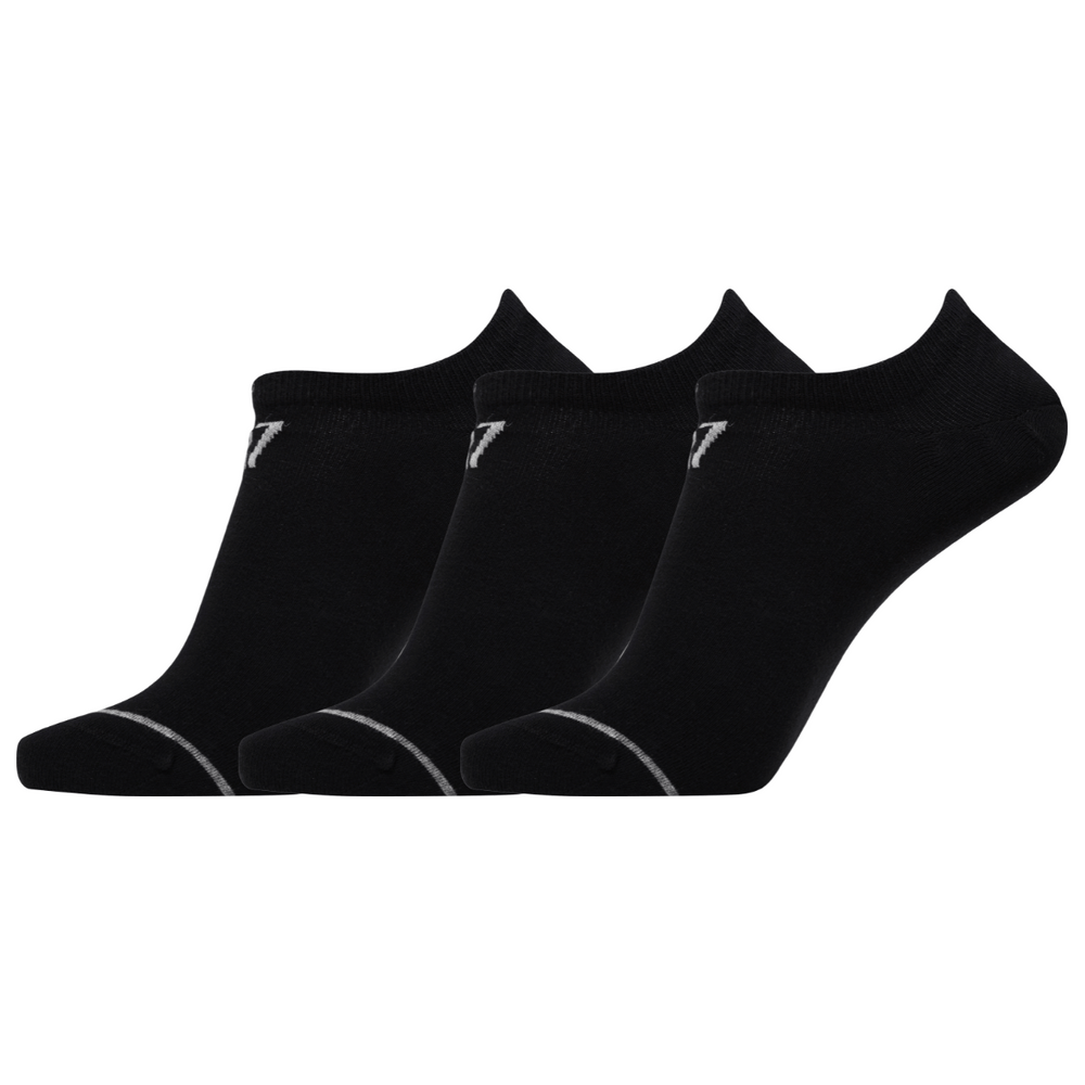 CR7 Socks 3 Pack Footies Men Black – official CR7 underwear Europe mycr7.eu