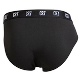 CR7 Briefs 3 Pack Men Black – official CR7 underwear Europe mycr7.eu