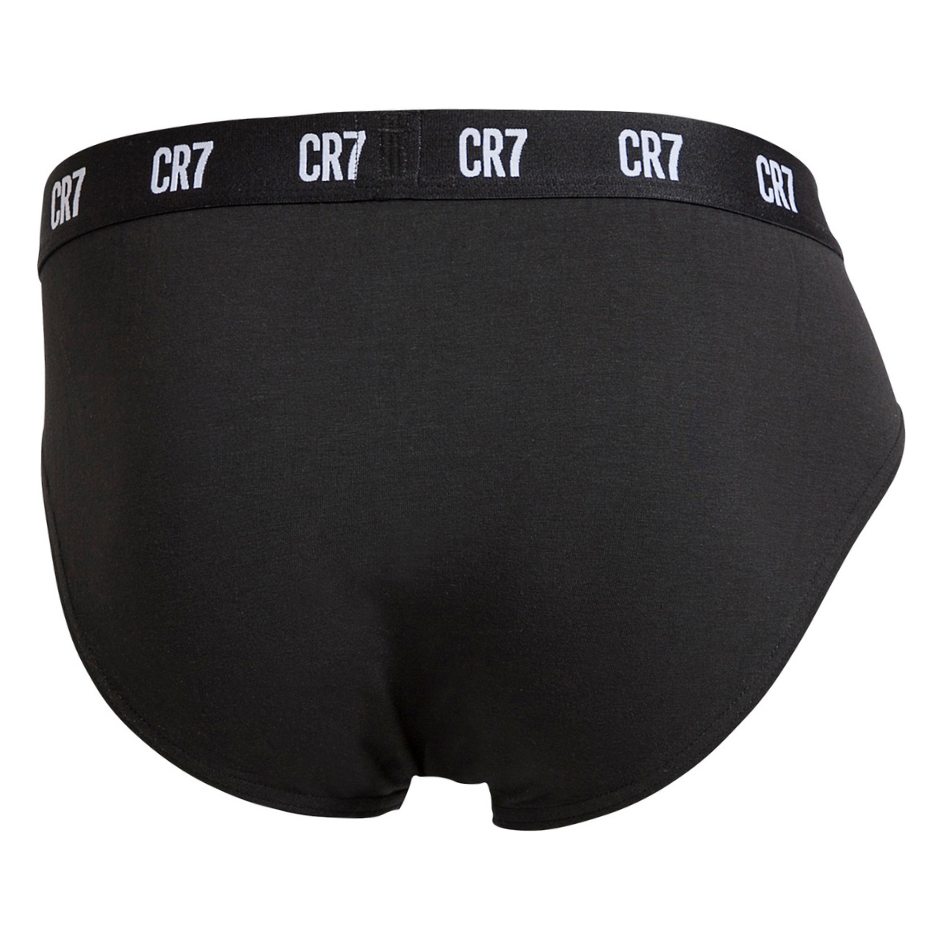 CR7 Briefs 3 Pack Men Black – official CR7 underwear Europe mycr7.eu