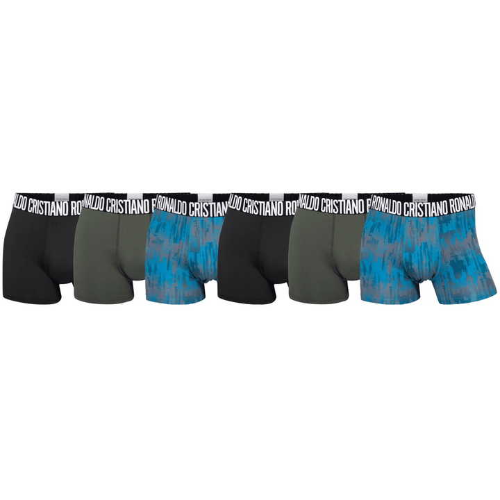 CR7 Trunks 6 Pack Men Microfiber Multicolour – official CR7 underwear Europe mycr7.eu