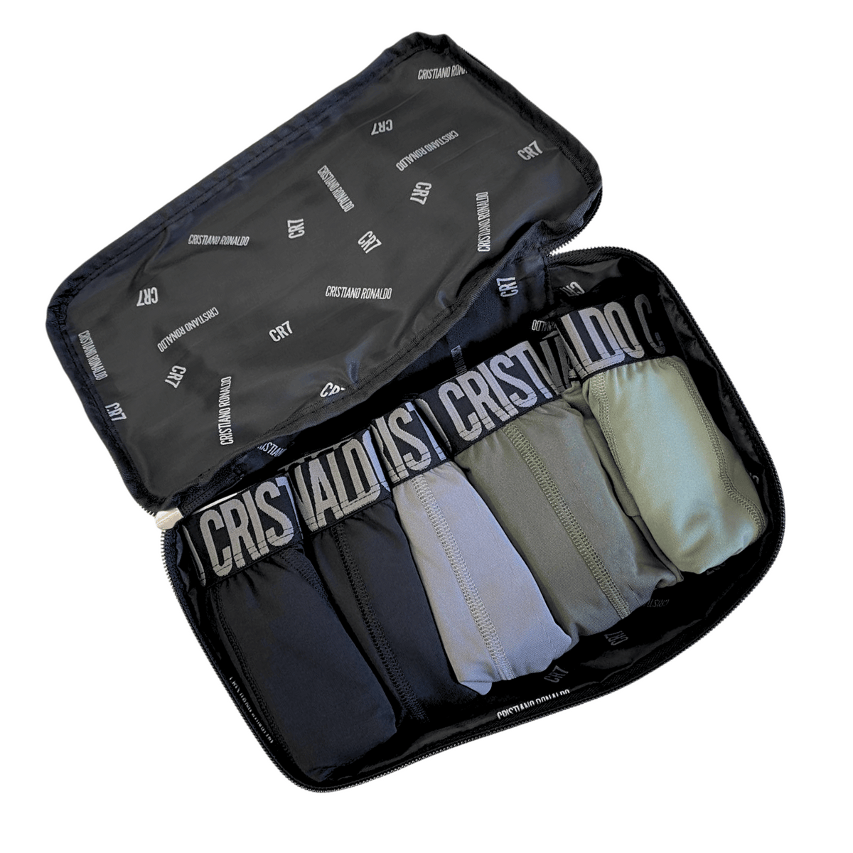 CR7 Trunks 5 Pack Men Microfiber Travel Bag Multicolour – official CR7 underwear Europe mycr7.eu