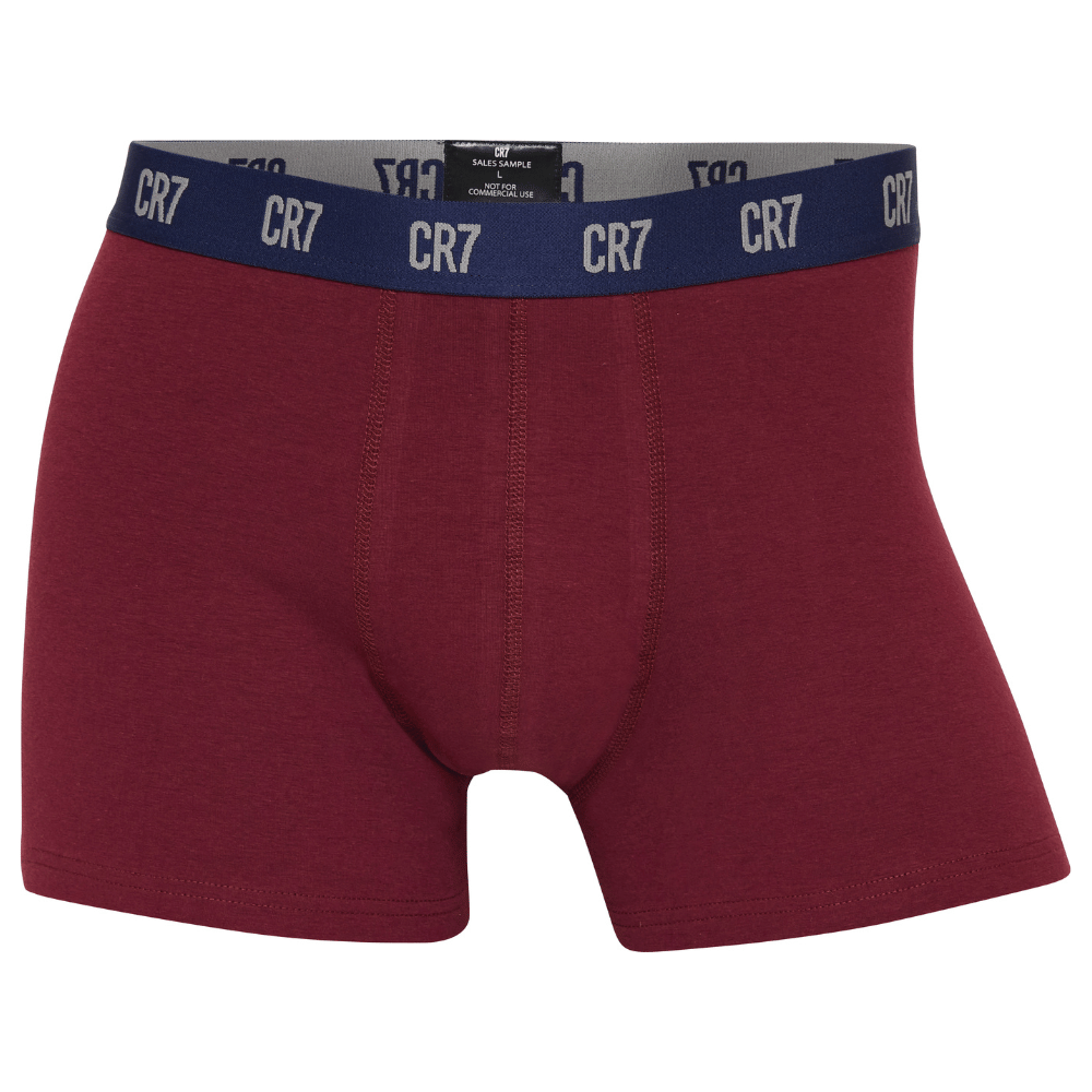CR7 Trunks 3 Pack Men Multicolour Blue Waist Band – official CR7 underwear Europe mycr7.eu