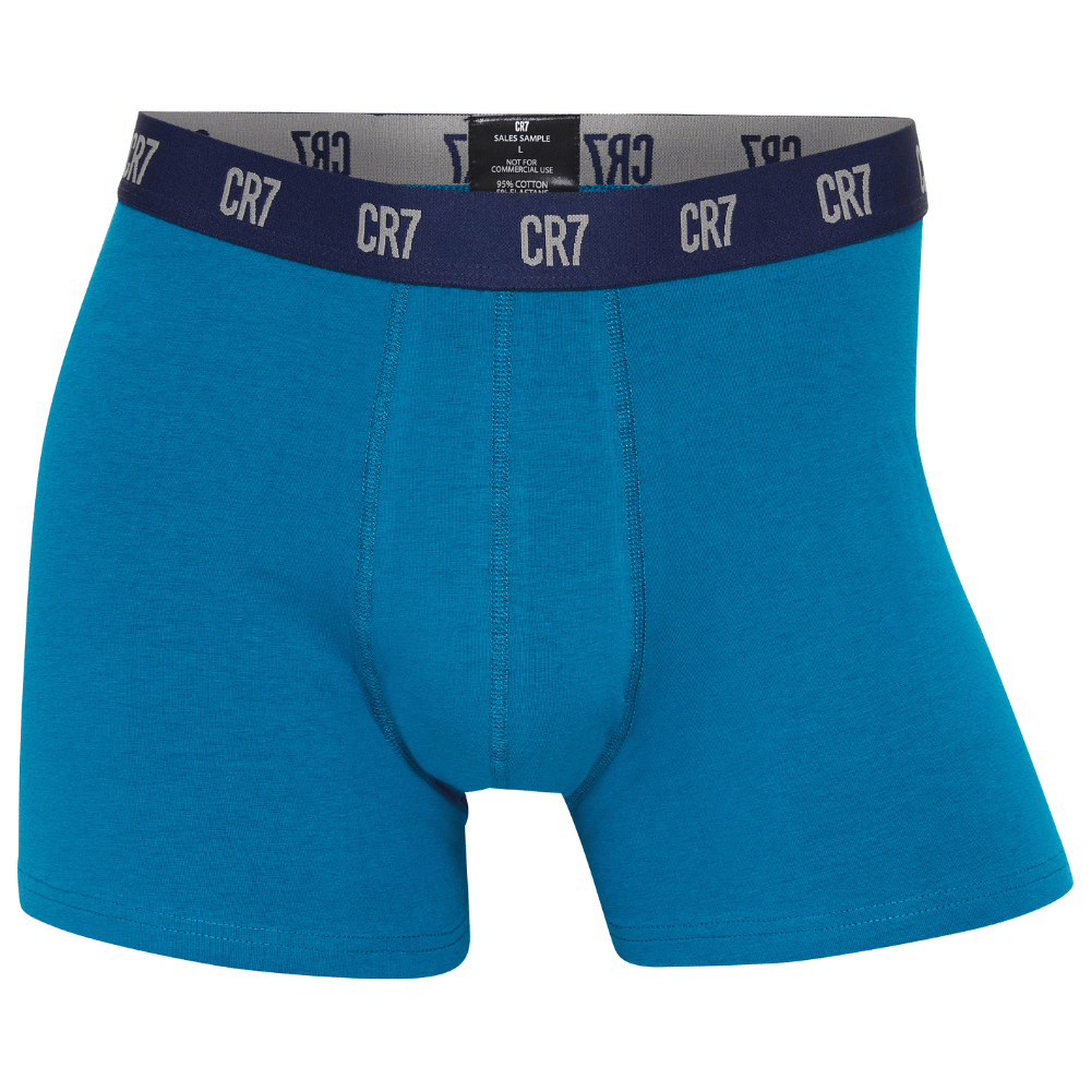 CR7 Trunks 3 Pack Men Multicolour Blue Waist Band – official CR7 underwear Europe mycr7.eu