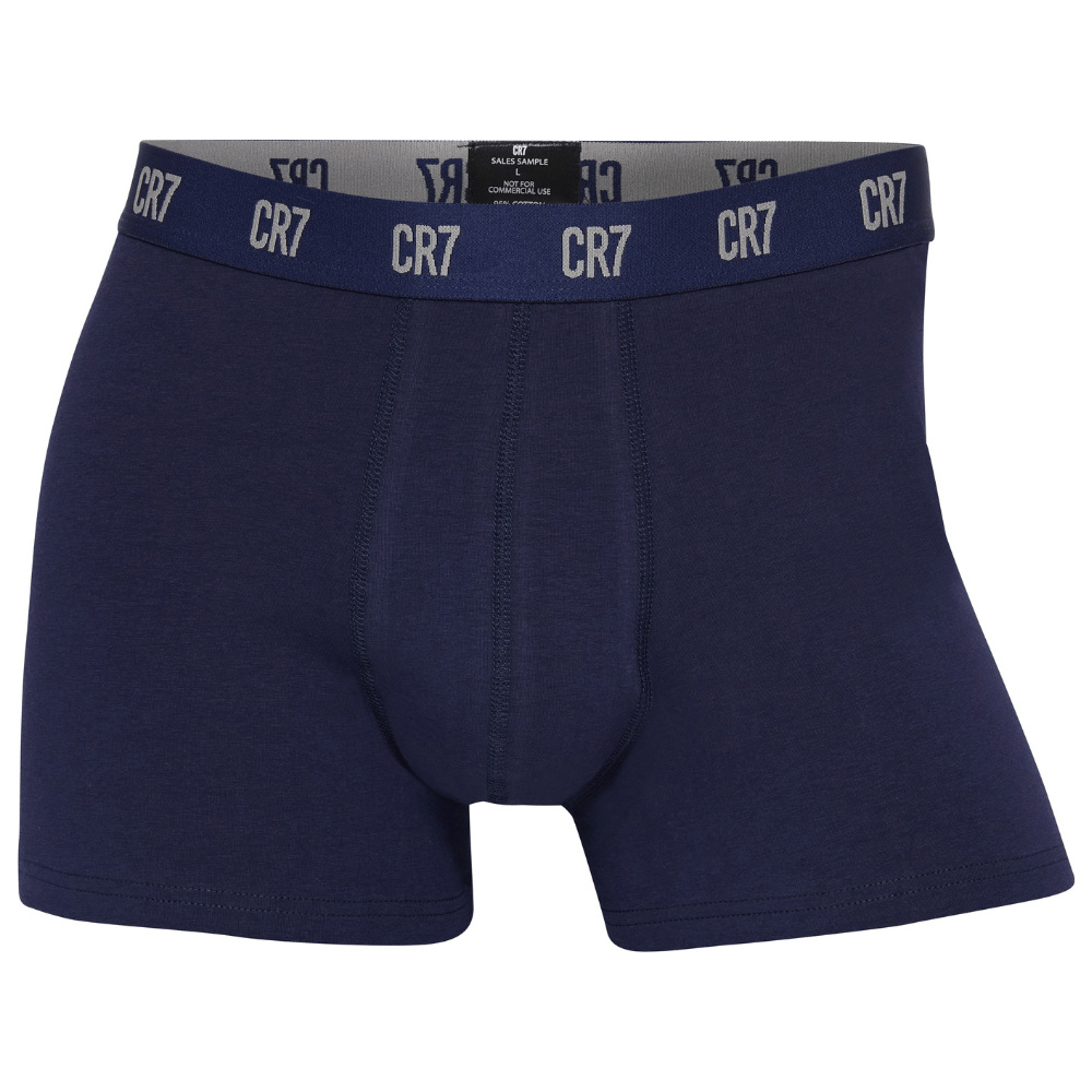CR7 Trunks 3 Pack Men Multicolour Blue Waist Band – official CR7 underwear Europe mycr7.eu