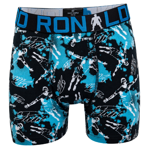 CR7 Trunks 2 Pack Boys Black Blue Mix – official CR7 underwear Europe mycr7.eu