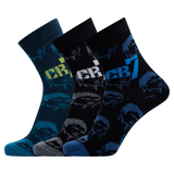 CR7 Socks 3 Pack Boys Siuu! – official CR7 underwear Europe mycr7.eu