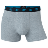 CR7 Trunks 3 Pack Men Multicolour Blue & Turquoise Waist Band – official CR7 underwear Europe mycr7.eu