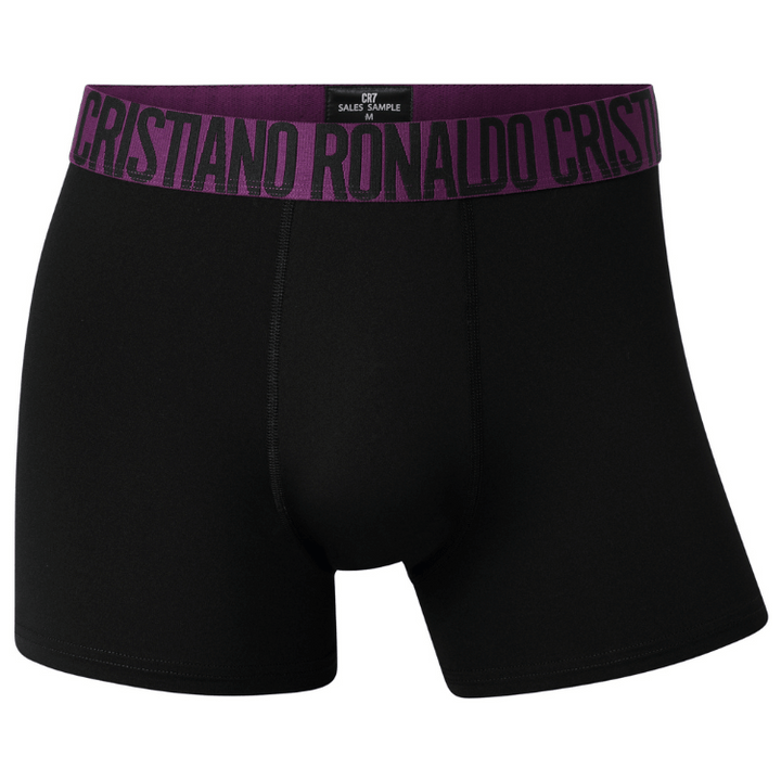 CR7 Trunks 3 Pack Men Microfiber Purple Waist Band Mix – official CR7 underwear Europe mycr7.eu