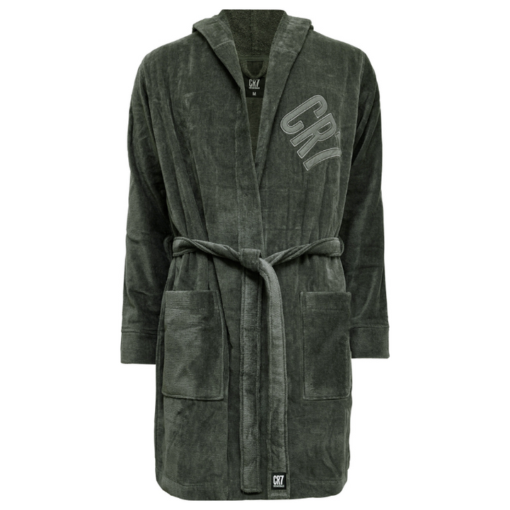 CR7 Bathrobe Men Green – official CR7 underwear Europe mycr7.eu