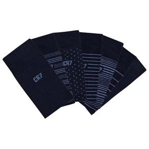 CR7 Socks 7 Pack Men Blue Mix – official CR7 underwear Europe mycr7.eu