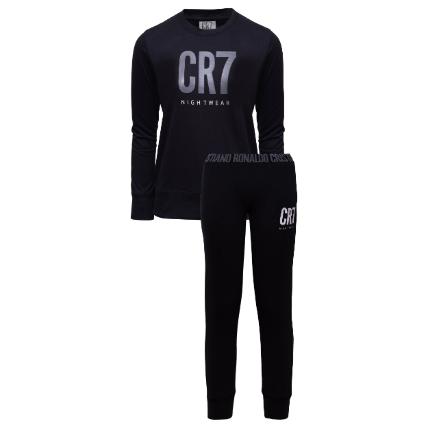 CR7 Pyjama Boys Black Uni – official CR7 underwear Europe mycr7.eu