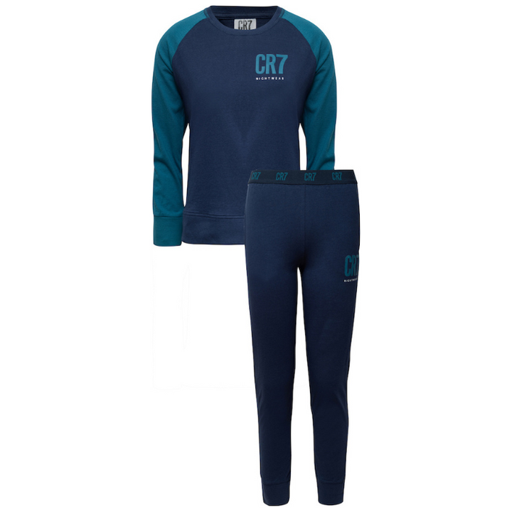 CR7 Pyjama Boys Blue Uni – official CR7 underwear Europe mycr7.eu