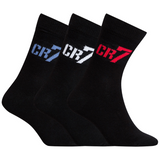CR7 Socks 3 Pack Boys Black – official CR7 underwear Europe mycr7.eu