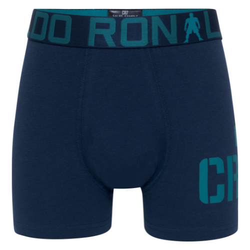 CR7 Trunks 2 Pack Boys Blue Turquoise Mix – official CR7 underwear Europe mycr7.eu