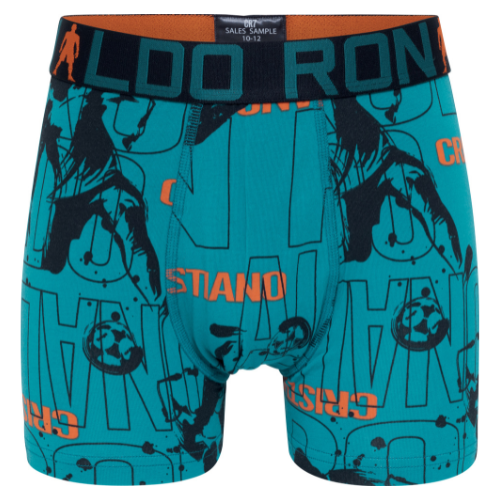 CR7 Trunks 2 Pack Boys Blue Turquoise Mix – official CR7 underwear Europe mycr7.eu